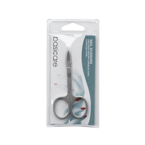 Basicare Curved Point 3.5-Inch Nail Scissor