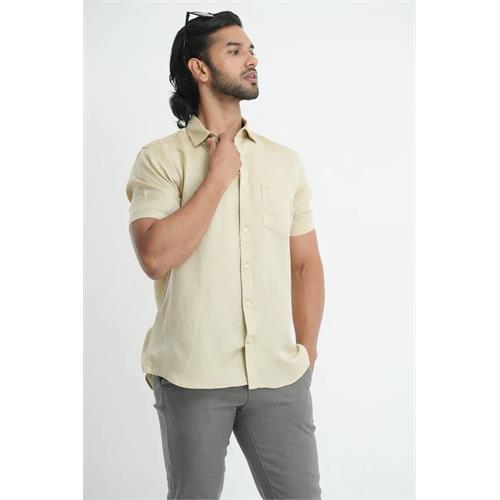 Anationz Men's Casual Linen Shirt