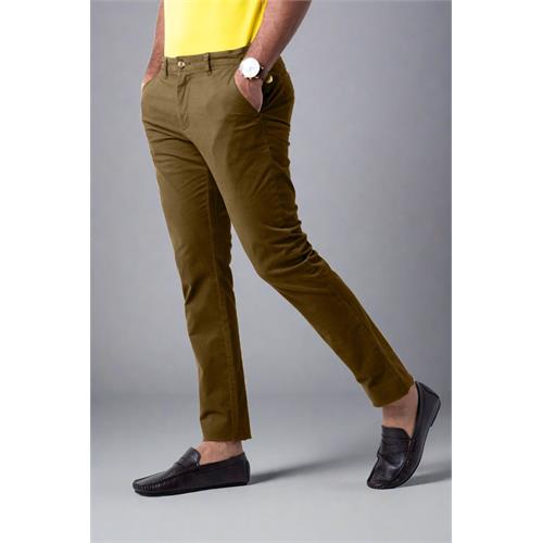 Genz Men's Casual Chino Pant