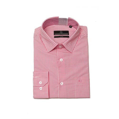 Gen Z Men's Long Sleeve Check 6 Formal Shirt