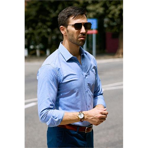 Gen Z Men's Long Sleeve Formal Shirt