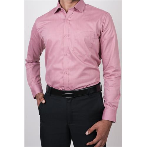 Gen Z Men's Long Sleeve Plain Formal Shirt