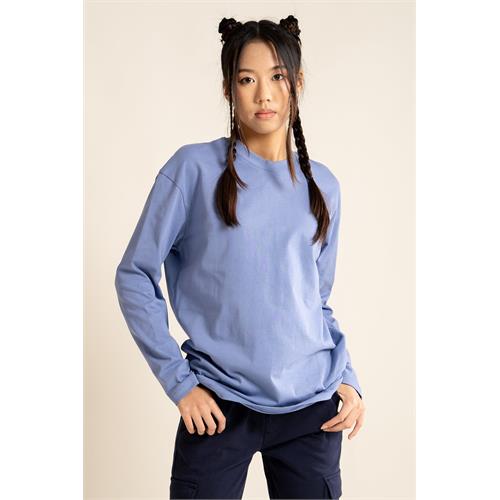 Hustle Long Sleeve Relax Fit Casual T-Shirt