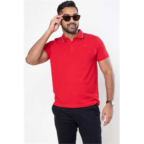 King Street Men's Short Sleeve Casual Polo T-Shirt