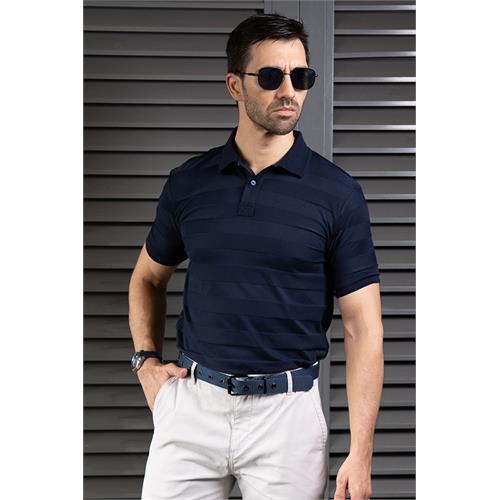 King Street Men's Short Sleeve Casual Polo T-Shirt