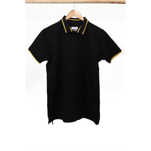 King Street Men's Short Sleeve Casual Polo T-Shirt