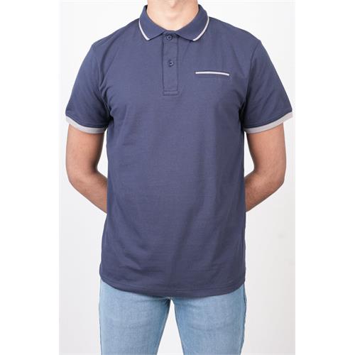 King Street Men's Short Sleeve Casual Polo T-Shirt