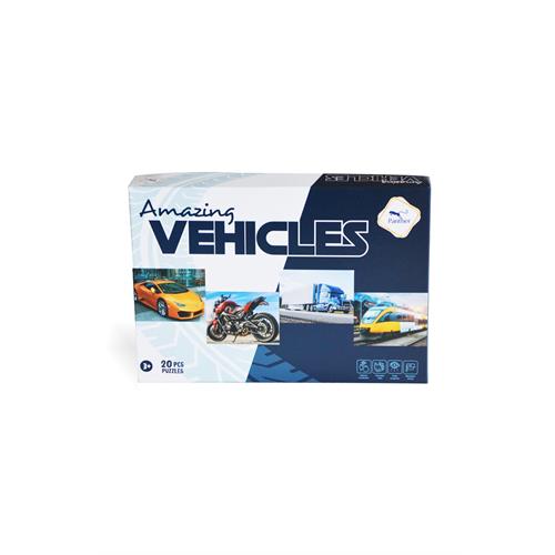 Amazing Vehicles 20piece Puzzles Set