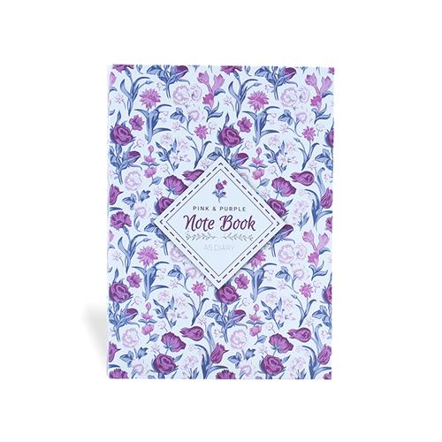 A5 Pink 0026 Purple Notebook