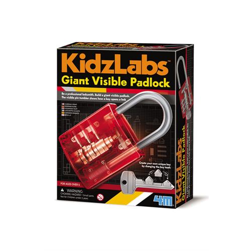 4M KidzLabs Giant Visible Padlock