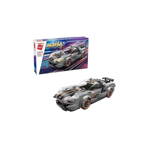 Qman Mine City Racing Car Assemble Set