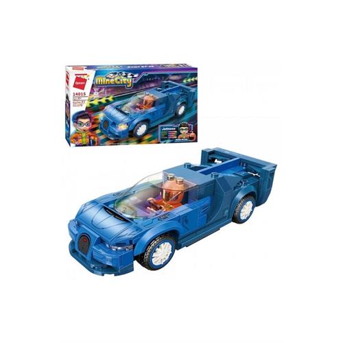 Qman Mine City Racing Car Assemble Set