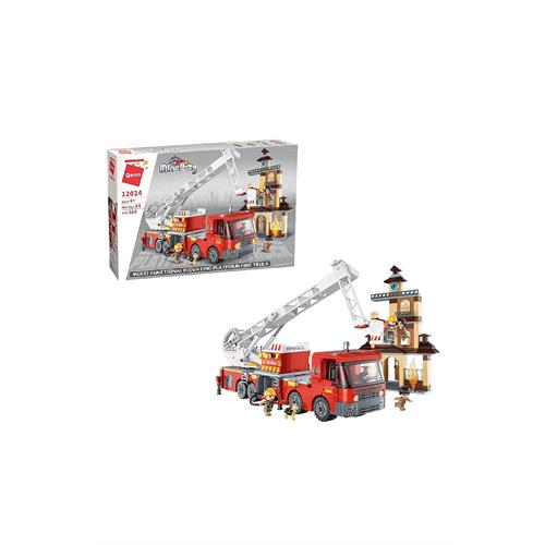 Qman Mine City Roaring Flame Pioneer Set