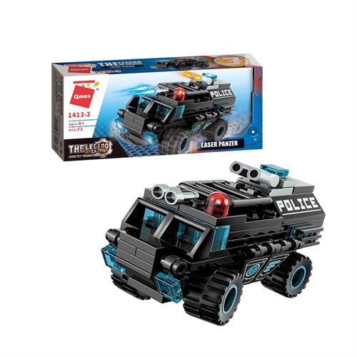 Qman The Legend of Chariot Shadow Pulse Combat Vehicle 8 in 1: Laser Panzer