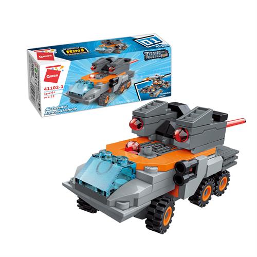 Qman Trans-Collector Thunderbolt Chariot 8 in 1: Air Defense Armored Vehicle