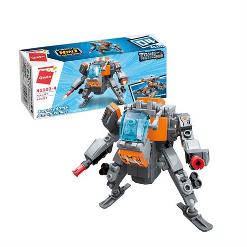 Qman Trans-Collector Thunderbolt Chariot 8 in 1: Surprise Attack Armour Vehicle