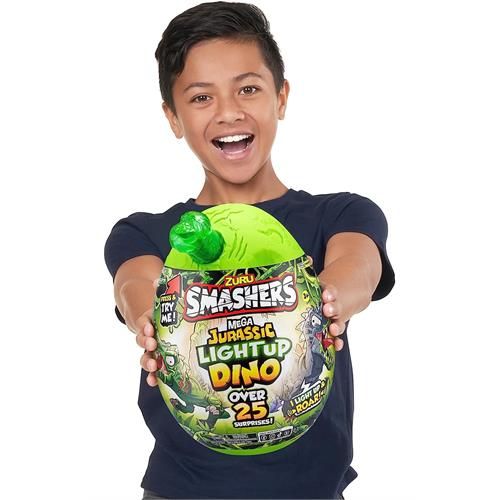 ZURU Smashers Mega Jurassic Light-Up Dino Surprise Egg