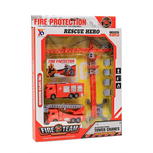 Fire Rescue Vehicles and Play Set for Kids