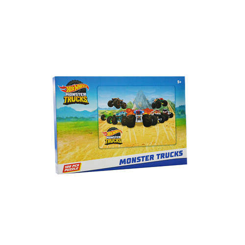 Hot Wheels Monster Truck Puzzle 100pcs