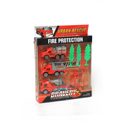 Kids Fire Rescue Vehicle Play Set