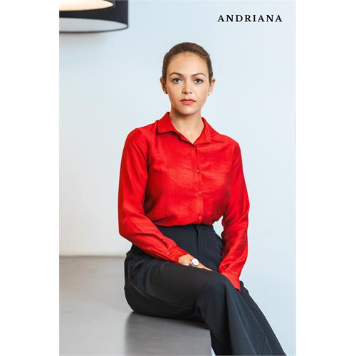 Andriana Women's Plain Office Shirt