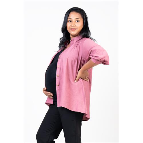 Envogue Women's 3\/4 Sleeve Maternity Tunic Top