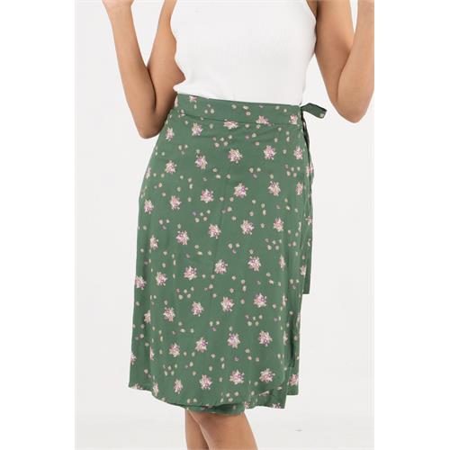 Envogue Women's Chic Casual Wrapped Skirt