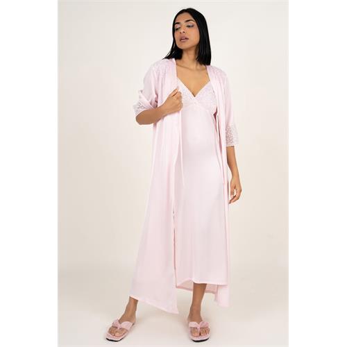 Envogue Women's Elbow Length Night Housecoat