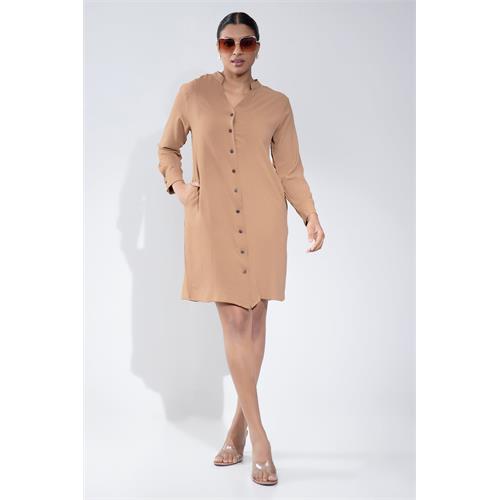 Envogue Women's Long Sleeve Casual Dress