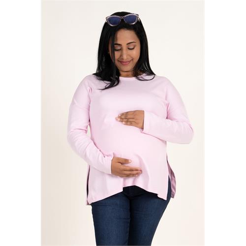 Envogue Women's Long Sleeve Maternity T-Shirt