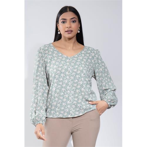 Envogue Women's Long Sleeve Office Top