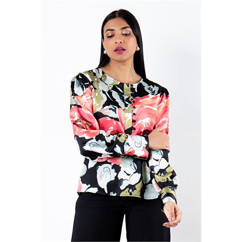 Envogue Women's Long Sleeve Party Blouse