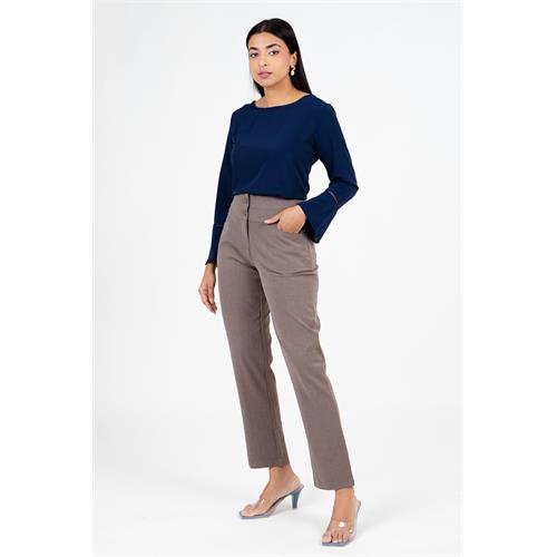 Envogue Women's Plain Chic Office Pant