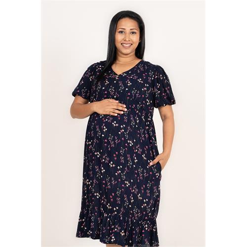 Envogue Women's Plain Maternity Dress