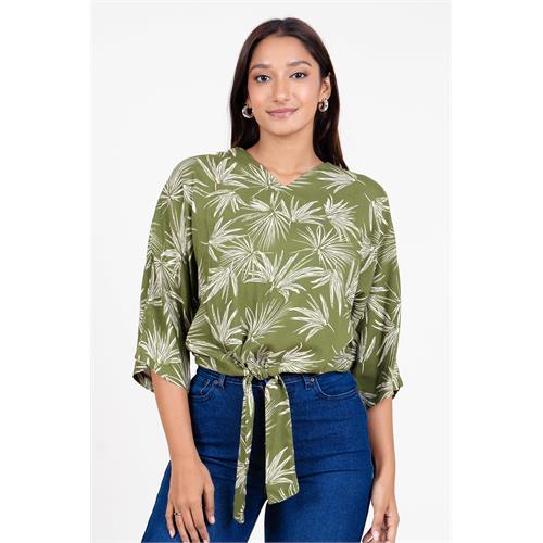 Envogue Women's Printed Chic Casual Top