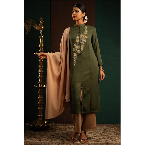 Hada Women's Casual Long Sleeve Kurta