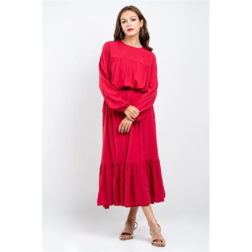 Hada Women's Long Sleeve Casual Dress