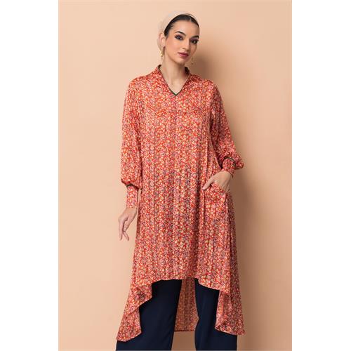 Hada Women's Long Sleeve Casual Kurta