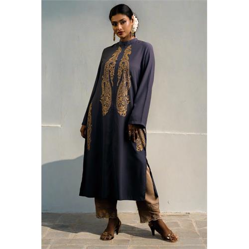 Hada Women's Long Sleeve Casual Kurta