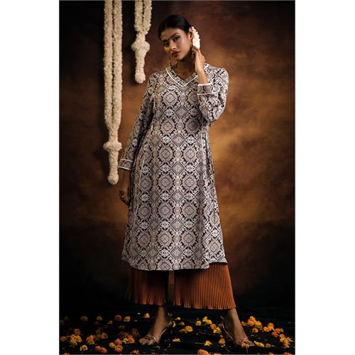 Hada Women's Long Sleeve Casual Kurta