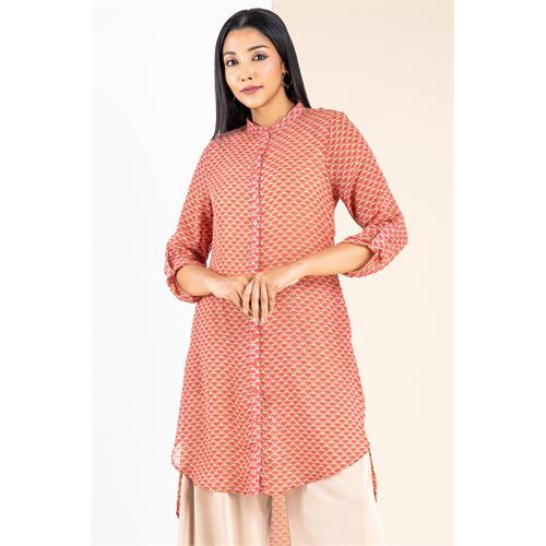 Hada Women's Long Sleeve Casual Kurta