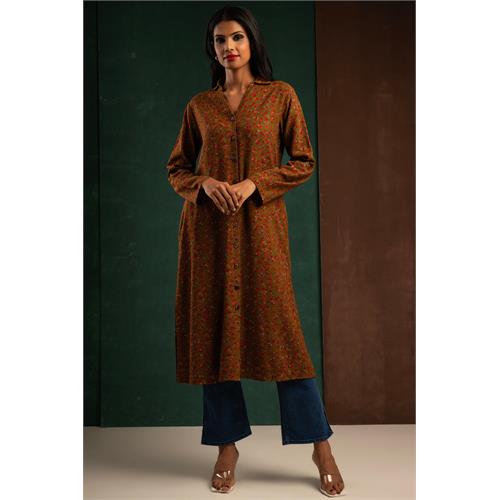 Hada Women's Long Sleeve Casual Kurta