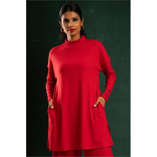 Hada Women's Long Sleeve Casual Kurta