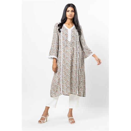 Hada Women's Loose Fit Casual Kurta