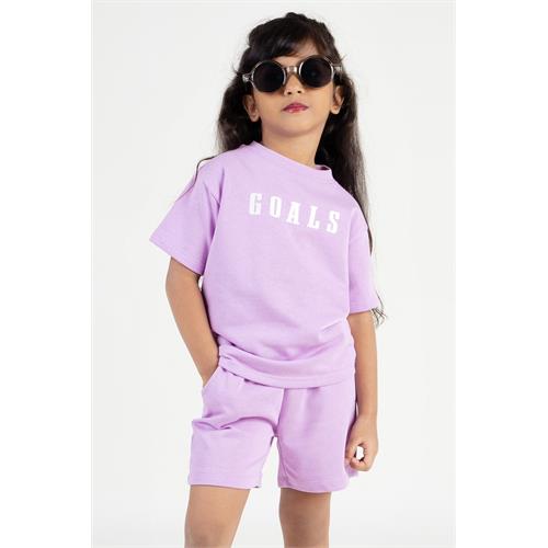 Little M Kids Short Sleeve Without Collar Casual T-Shirt