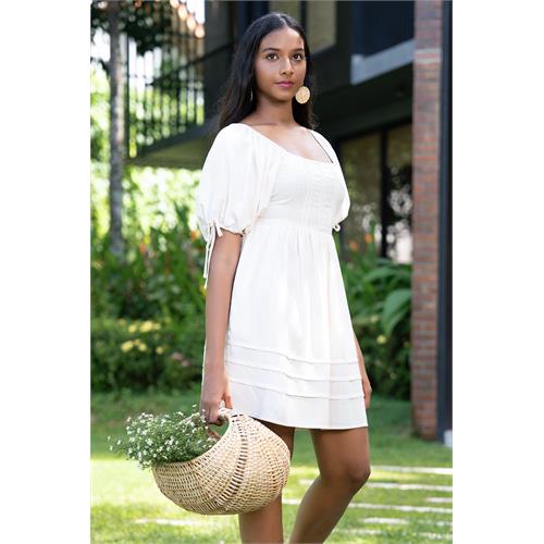 Modano Women's Casual Linen Dress