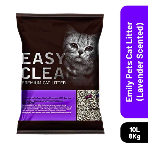 Emily Pet Cat Litter (10L/8kg) Lavender
