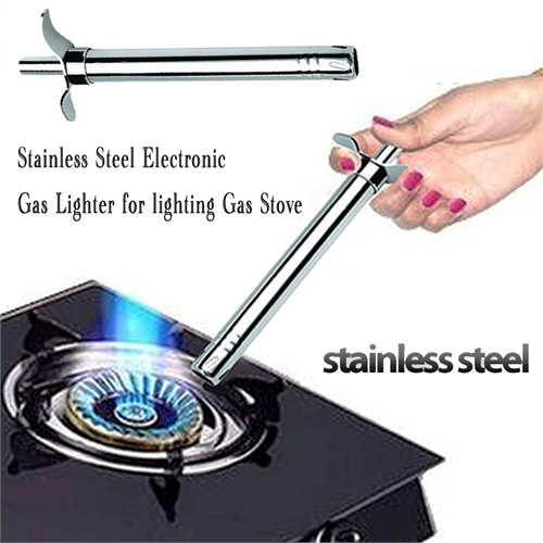 Stainless Steel Electronic Gas Lighter