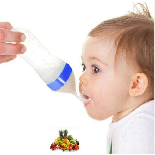 Silicone Squeeze Bottle Spoon - Baby Feeding