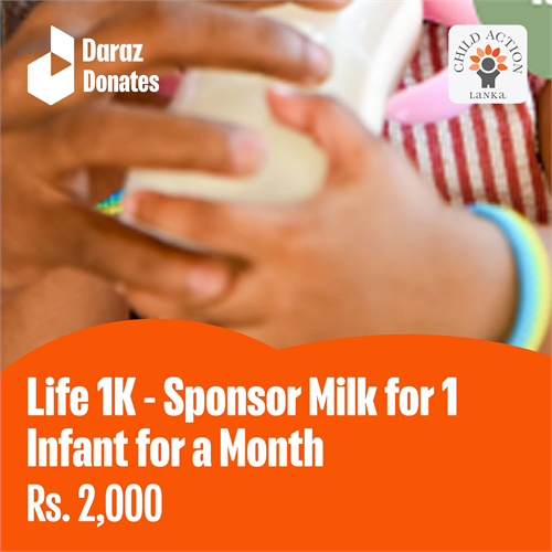 Life 1K - Sponsor Milk for 1 Infant for a Month